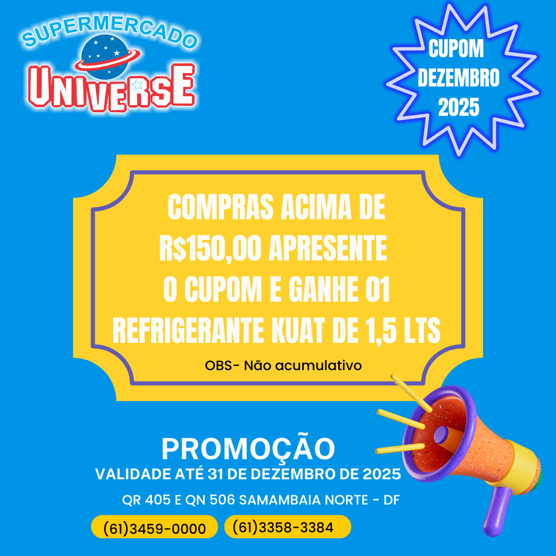 cupom universe